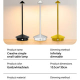 Hotel Rechargeable Table Lamp Creative Dining Touch Led Bar Coffee Pina pro Table Lamp Lampada Da Tavolo Decorative Desk Lamp