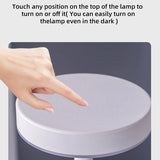 Portable LED Cordless Touch Table Lamps Rechargeable Desk Lamp 3Colors Adjustable Bedside Creative Ambient Light  for Room Decor