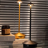 Type-C Rechargeable Table Lamp Creative Dining Touch Led Hotel Bar Coffee Pina Table Lamp Lampada Da Tavolo Decorative Desk Lamp