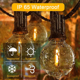 G40 LED Globe String Lights Outdoor EU Plug, IP65 Plastic Bulbs, Balcony Garland Fairy Lamps for Wedding Christmas Party Decor