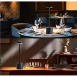 Portable LED Cordless Touch Table Lamps Rechargeable Desk Lamp 3Colors Adjustable Bedside Creative Ambient Light  for Room Decor