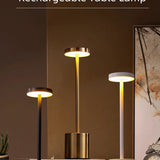 Portable LED Cordless Touch Table Lamps Rechargeable Desk Lamp 3Colors Adjustable Bedside Creative Ambient Light  for Room Decor