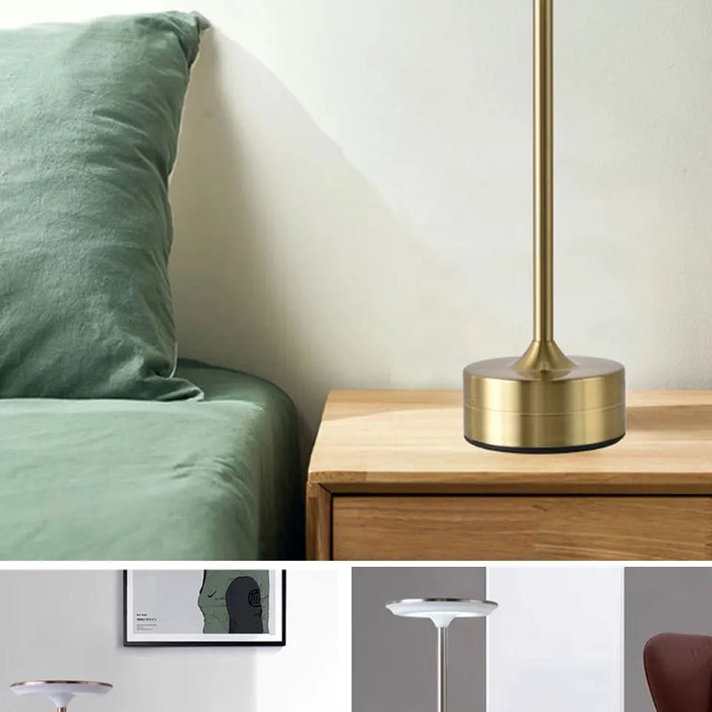 LED Table Lamp Touch Sensor Night Light USB Rechargeable Portable Bedroom Night Light Wireless Reading Lamp Restaurant Hotel Bar