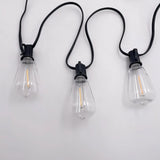 ST38 Globe Outdoor LED String Lights Plastic Shatterproof Bulbs Waterproof Patio Lights for Garden Outside Backyard Porch EU220V