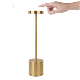 Portable LED Cordless Touch Table Lamps Rechargeable Desk Lamp 3Colors Adjustable Bedside Creative Ambient Light  for Room Decor