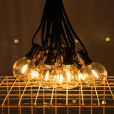 65FT Outdoor String Lights Dimmable E12 Sockets G40 Globe Led Bulb Connectable Gard Decor Fairy Light Chain