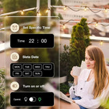 150FT LED Outdoor String Lights Waterproof Patio Lights Shatterproof ST38 Replaceable Bulbs Dimmable Outside Hanging Lights