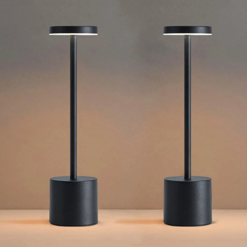 Portable LED Cordless Touch Table Lamps Rechargeable Desk Lamp 3Colors Adjustable Bedside Creative Ambient Light  for Room Decor