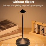 Hotel Rechargeable Table Lamp Creative Dining Touch Led Bar Coffee Pina pro Table Lamp Lampada Da Tavolo Decorative Desk Lamp