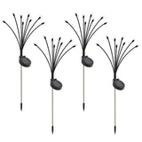 8-Head Solar Firefly Lights LED Solar Outdoor Decorative Garden Lights Waterproof High Flexibility Yard Patio Pathway Holiday