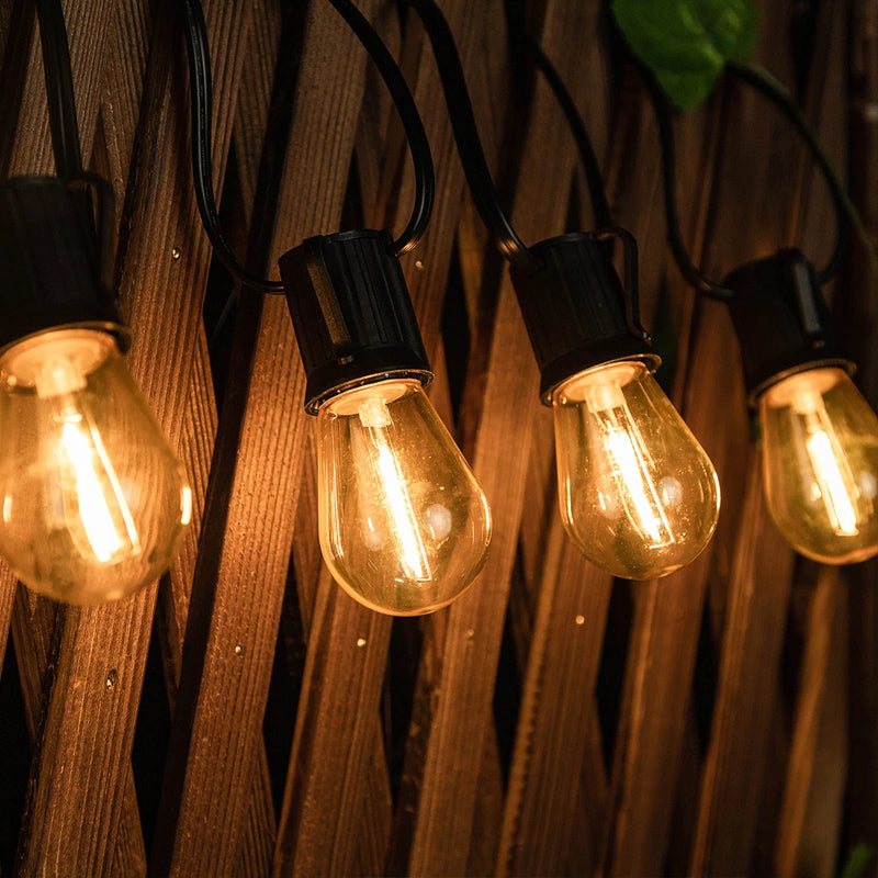Plastic S14 Led Garland E27 220V EU String Lights Shatterproof Waterproof Connectable Garden Outdoor New Year Decorative Garland