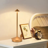 Type-C Rechargeable Table Lamp Creative Dining Touch Led Hotel Bar Coffee Pina Table Lamp Lampada Da Tavolo Decorative Desk Lamp