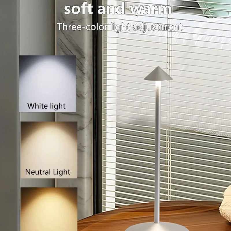 Hotel Rechargeable Table Lamp Creative Dining Touch Led Bar Coffee Pina pro Table Lamp Lampada Da Tavolo Decorative Desk Lamp