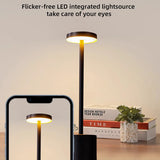 Portable LED Cordless Touch Table Lamps Rechargeable Desk Lamp 3Colors Adjustable Bedside Creative Ambient Light  for Room Decor