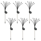 8-Head Solar Firefly Lights LED Solar Outdoor Decorative Garden Lights Waterproof High Flexibility Yard Patio Pathway Holiday