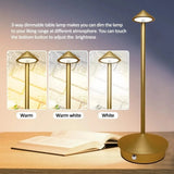 Type-C Rechargeable Table Lamp Creative Dining Touch Led Hotel Bar Coffee Pina Table Lamp Lampada Da Tavolo Decorative Desk Lamp