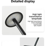 Hotel Rechargeable Table Lamp Creative Dining Touch Led Bar Coffee Pina pro Table Lamp Lampada Da Tavolo Decorative Desk Lamp