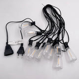 ST38 Globe Outdoor LED String Lights Plastic Shatterproof Bulbs Waterproof Patio Lights for Garden Outside Backyard Porch EU220V